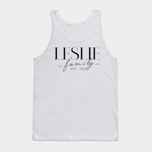 Leslie Family EST. 2020, Surname, Leslie Tank Top